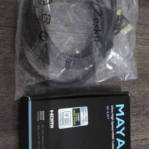 Zeskit MAYA Ultra High Speed HDMI 2.1 線 2M