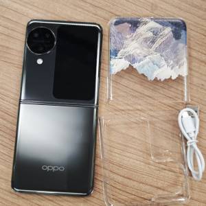 90%新 Oppo Find N3 Flip 12+512GB 黑色 摺機 Hasselblad鏡頭 屏幕有黑點 唔影響使...