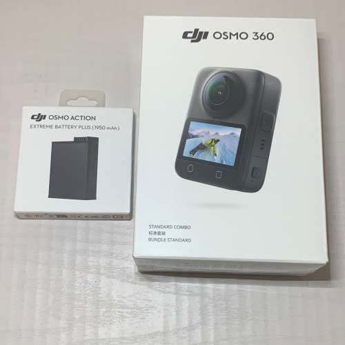 [觀塘實體店] 二手 DJI Osmo 360 (主機全新未開封) 行貨 care refresh保養到27年8...