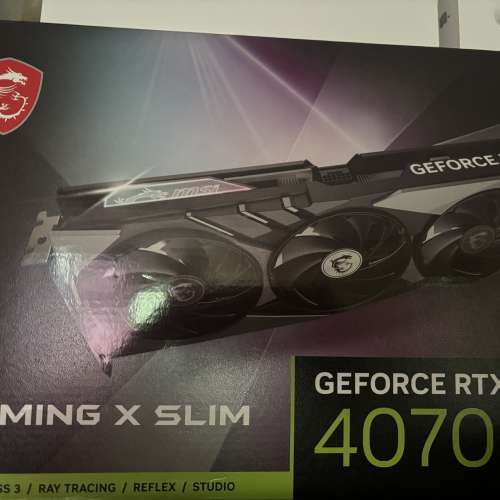 MSI RTX 4070 SUPER GAMING X SLIM 顯示卡