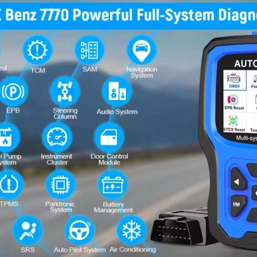AUTOPHIX 7770 ,OBD 2(TFT Color Large Display)Professional Diagnostic Scan OBD II