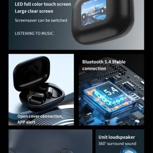 DROB AI (Touch Screen Display) Real Time Translation Headphones, Deepseek.