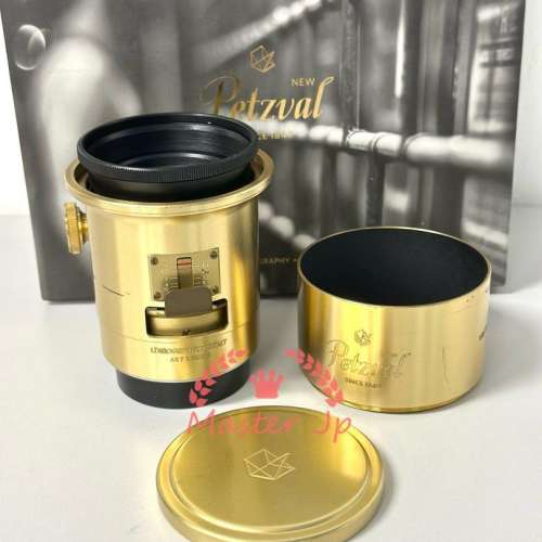 (二手)❗️ Lomography PETZVAL 85mm F2.2 for Nikon F Brass Art Lens Lomo 黃銅...