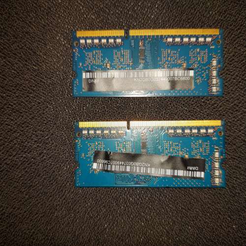 一對 低電壓筆記型 記憶體 (RAM) HYNIX  PC3L-12800S 1600MHZ 2G SO-DIMM 1.35V