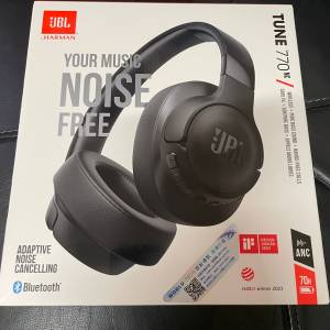 JBL Tune 770NC 無線主動降噪耳機 百老匯行貨 有收據【100% 全新未拆封】