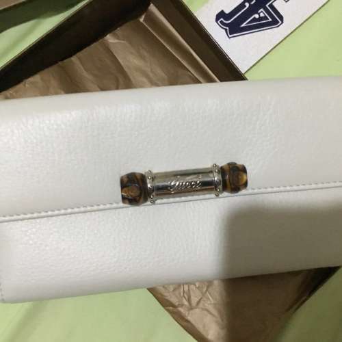Gucci 竹節經典款長銀包