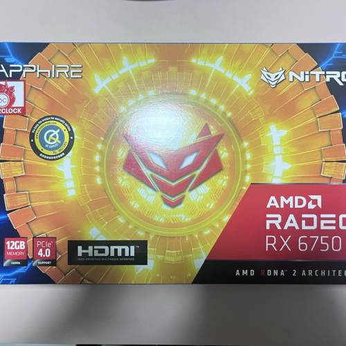 Sapphire Nitro+ RX 6750 XT 顯示卡
