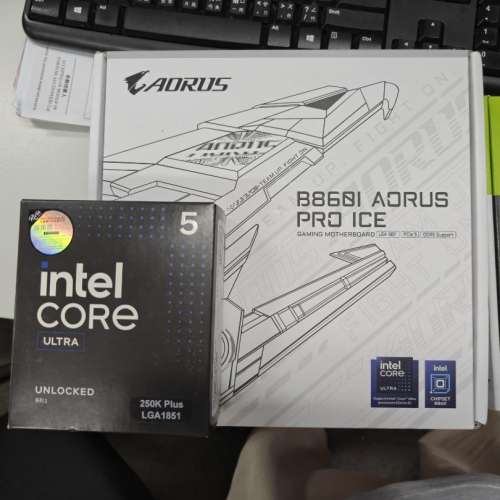 ULTRA 5 250K PLUS +GIGABYTE B860I AORUS PRO ICE ITX