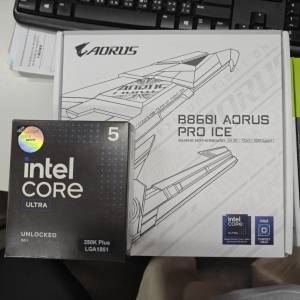 ULTRA 5 250K PLUS +GIGABYTE B860I AORUS PRO ICE ITX