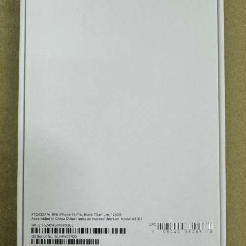 Apple iPhone 15 Pro (Black Titanium, 128GB and 256GB) ♻️CPO♻️ - Certified...