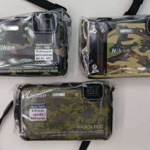 ( 尼康三防相機皇 ) Nikon AW110, AW130,  W300 Waterproof GPS Wifi Camera