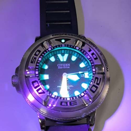 CITIZEN Eco-Drive Professional Diver's 300m BJ8050-08E 鋼煙灰缸 + Citizen BJ8...