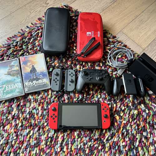 接近全新Switch連Zelda遊戲及配件