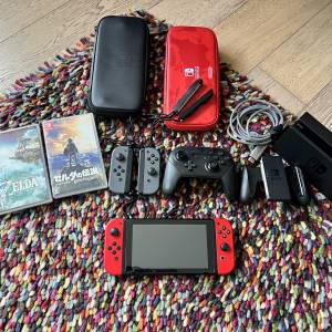 接近全新Switch連Zelda遊戲及配件