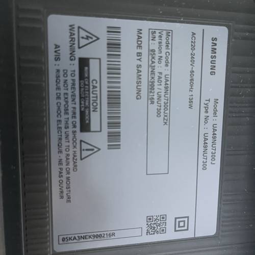 49吋曲面Samsung電視機￼