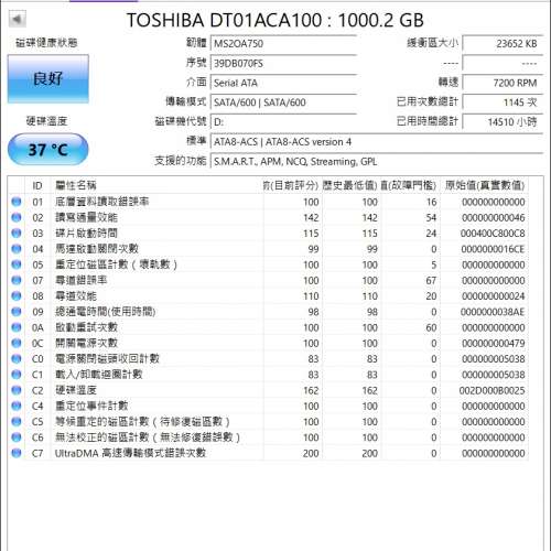 Toshiba 1TB 3.5" HDD