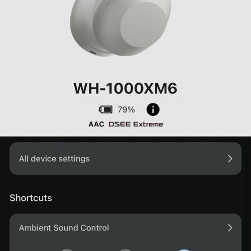 七日保養有單有盒100%Sony WH-1000XM6 Headphones