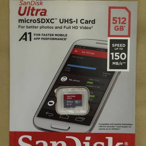 SanDisk Ultra 512GB microSDXC 記憶卡