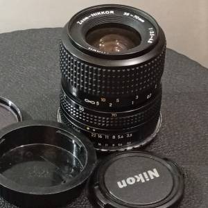 Nikon Zoom-NIKKOR 35-70mm f/3.5-4.8 嘅 AI-S  鏡頭好新淨玻璃通透