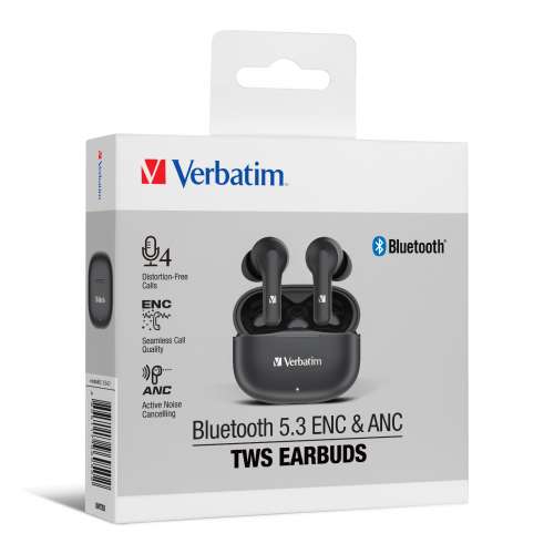 全新 Verbatim Bluetooth 5.3 ENC In-Ear TWS Earbuds