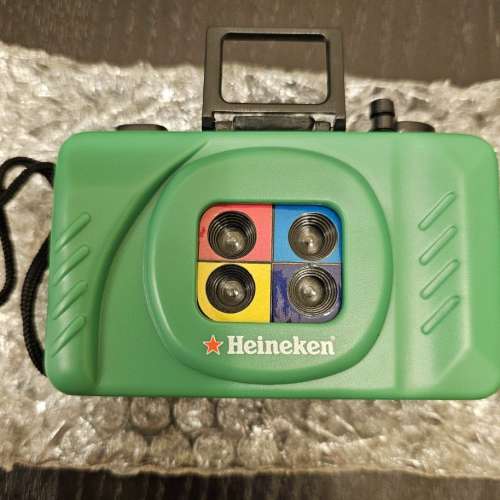 絕版喜力Heineken 四格菲林相機 (全新未用品)