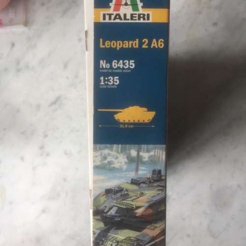 $100 - [非完成品] 全新 ITALERI Leopard A A6 1:35 No.6435 (絕版)