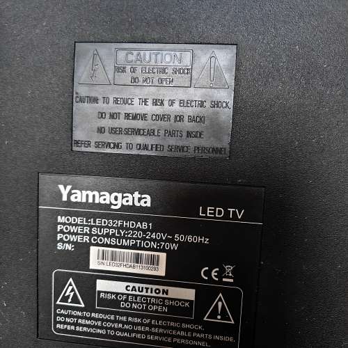 平售Yamagata 32吋 LED 電視連遙控 送空氣淨化機