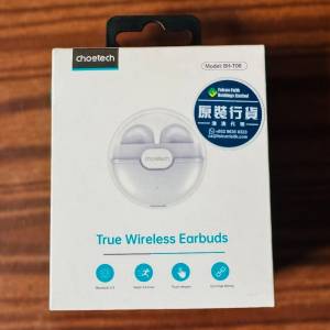 平售全新Choetech 無線耳機BH-T08 白色