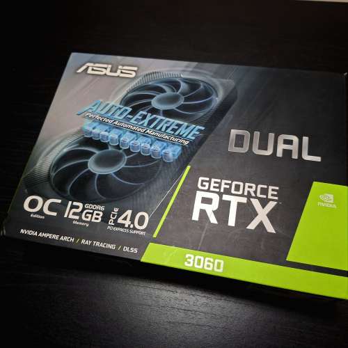 ASUS Dual GeForce RTX&trade; 3060 V2 OC 超頻版 (12GB GDDR6)