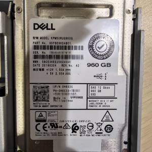 Dell 960GB SSD SAS 12Gbps 2.5-inch in 3.5-inch Hot-Plug Drive Tray