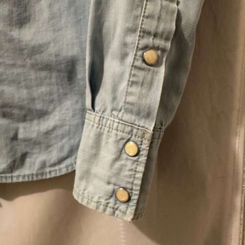 apan Brand - SHIPS Light Blue Slim Fit Women Denim Shirt 女裝牛仔恤衫 Made in...
