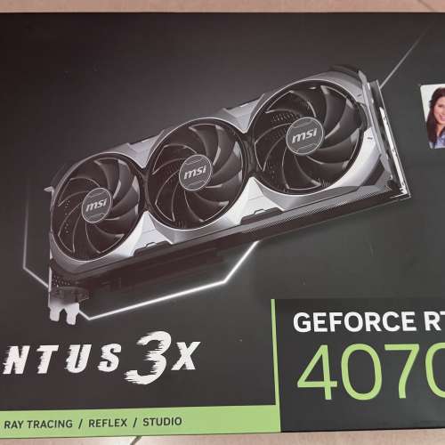 MSI RTX 4070 Ti Ventus 3X OC顯示卡