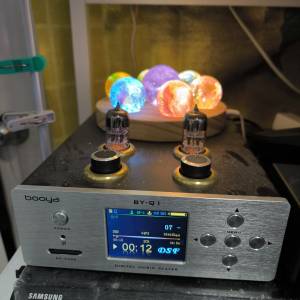 博雅BY-Q1发烧 DAC HIFI电子管胆前级DSD无损音乐播放器台式ES9038PRO解码
