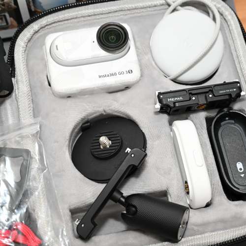 Insta360 GO 3S 64G 4K 可拆式 運動相機 大量配件
