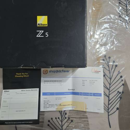 Nikon Z5 Body 行貨有單有盒（過保）｜極品快門不到2000次｜齊配件附雙電池