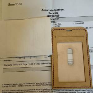 全新未開封 香港行貨 Samsung S25 edge 12+512GB 鈦銀色 (保養到2027年5月11日)