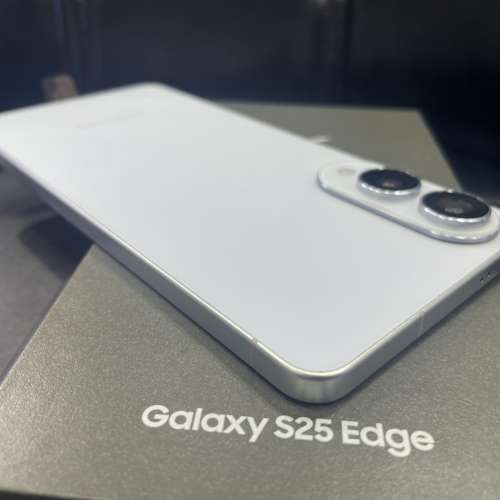 99%New Samsung S25 Edge 12+256GB 藍色 香港行貨 全套有盒有配件 自用首選超值