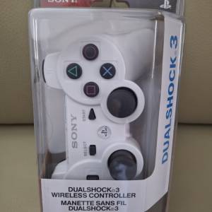 🎮全新盒未開封 PS3 Playstation白色無線手制 手掣 可接駁電腦PC wireless control...