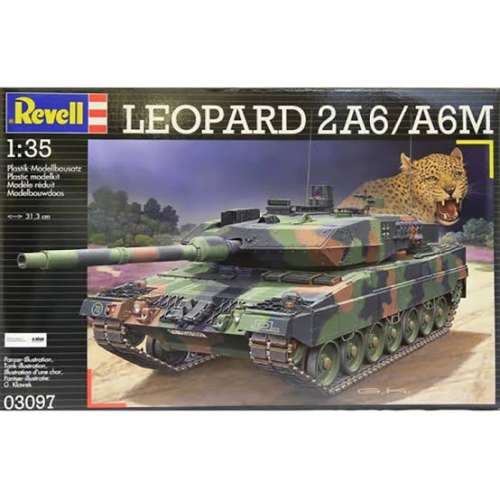 $100 - [非完成品] 全新 Revell Leopard 2A6 1:35 No.03097 (絕版)  物品 : Revell ...