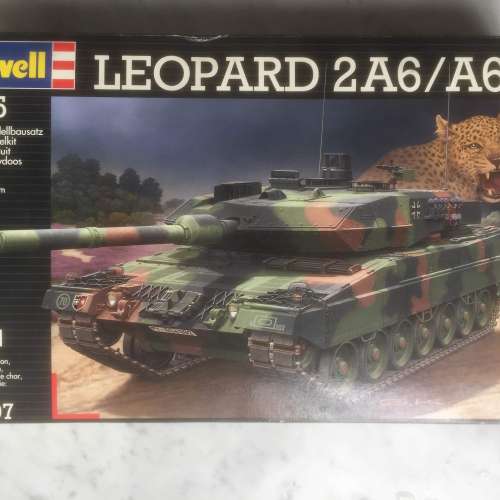 $100 - [非完成品] 全新 Revell Leopard 2A6 1:35 No.03097 (絕版)  物品 : Revell ...