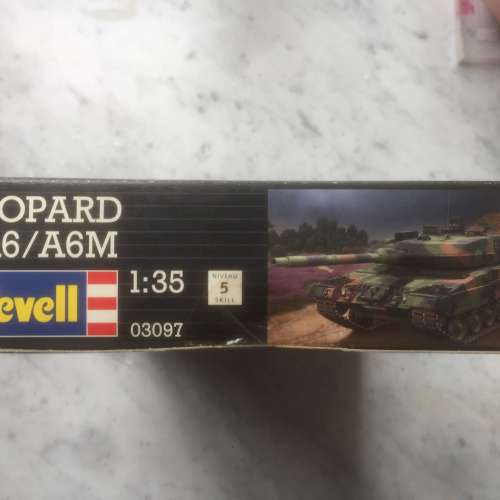 $100 - [非完成品] 全新 Revell Leopard 2A6 1:35 No.03097 (絕版)  物品 : Revell ...