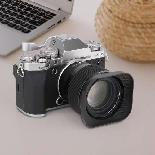 Haoge LH-SM5614 Bayonet Square Metal Lens Hood For Sigma 56mm f/1.4 and 18-50mm