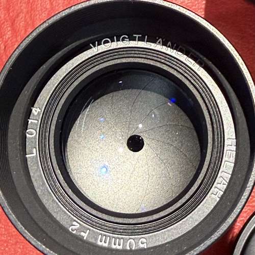 Voigtlander HELIAR 50mm F2 10th Anniversary ltm lens with packing