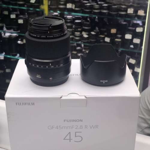 FUJIFILM GF 45MM F2.8R WR FULL SET