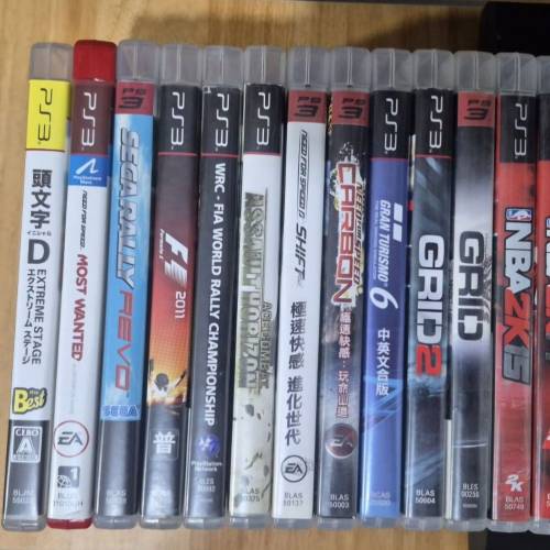 PS3機連2手掣+13隻game同 LogitechG27軟盤全套連架連手 brake不散賣（元朗灰沙圍自取...