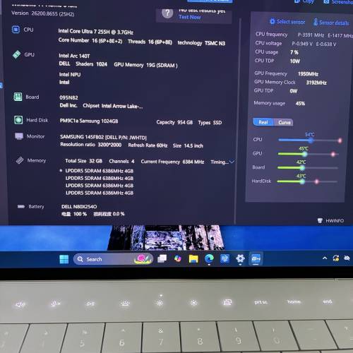 XPS 14 Dell 14 Premium 14.5" 3K OLED touch screen U7-255H 32GB 1TB 手提電腦 L...