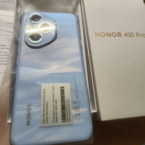 100%new Honor 400 pro 512gb 有單一年保養