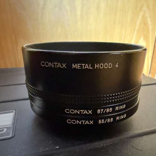 Contax 55/86 67/86環連METAL HOOD 4金屬遮光罩