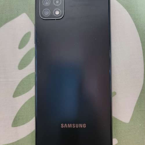 香港行貨Samsung Galaxy A22 黑色 6+128gb 5G 3卡槽6.6吋屏幕新淨有盒   可以交換玩