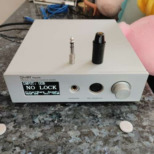 九成五新鈺龍DAART Aquila 天鷹座全平行DAC解碼器連耳放一體機另带DDhifi 4.4mm轉插...